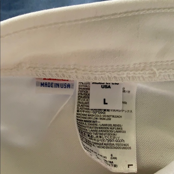 High waisted Shorts American apparel white size L - Picture 3 of 4